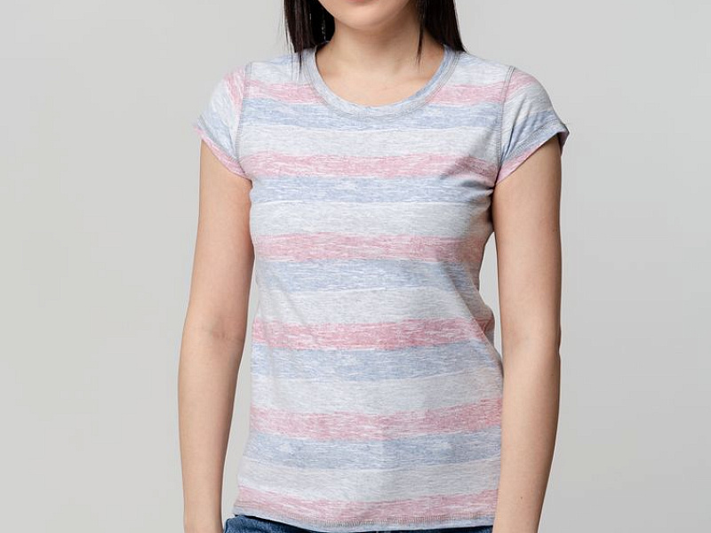 Футболка женская Rayet Lady двусторонняя, красная с синим