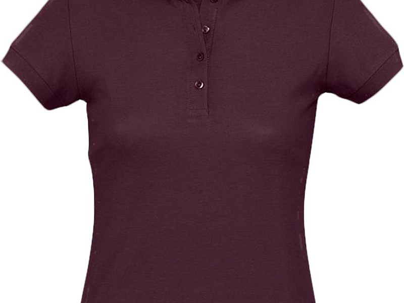 Рубашка поло женская Passion 170, бордовая
