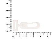 Застежка-карабин Carabine, S, белый