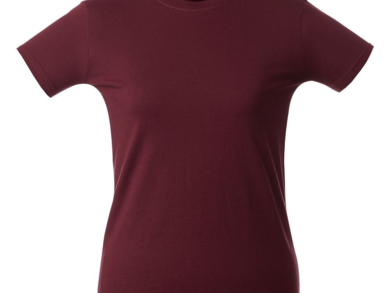 Футболка женская Lady H, бордовая