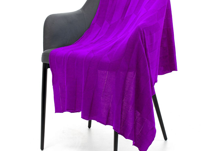 Плед Rombus, фиолетовый