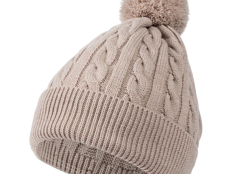 Шапка Heat Trick, бежевый меланж