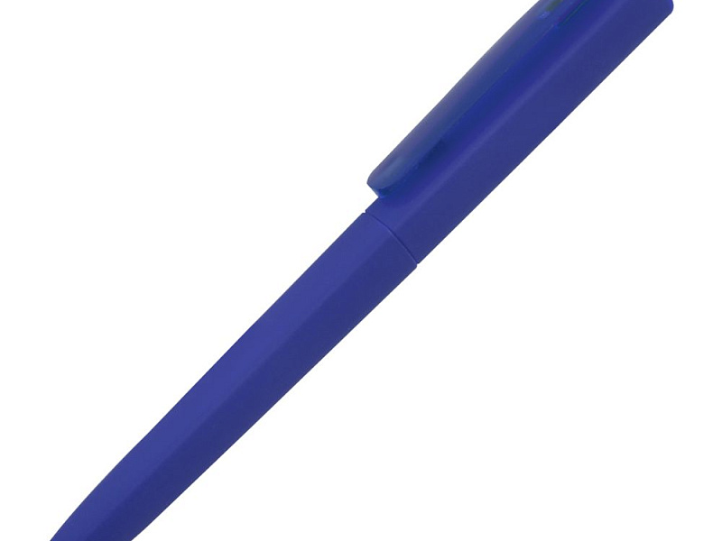 Ручка шариковая Prodir DS8 PRR-T Soft Touch, синяя