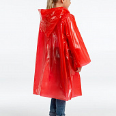 Дождевик-плащ детский BrightWay Kids, красный