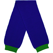 Шарф Snappy, синий с зеленым