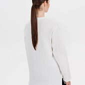 Лонгслив унисекс Siluetti Fuori, молочно-белый