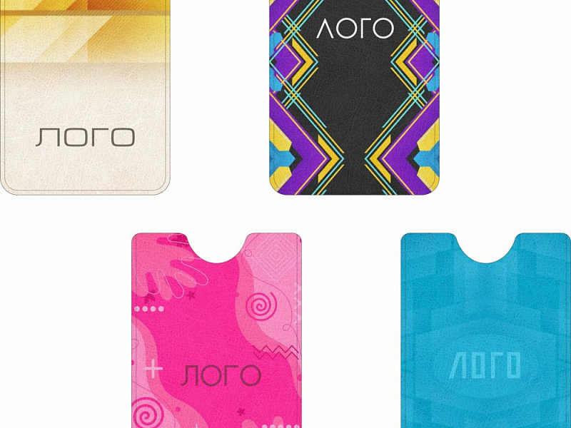 Чехол для карты с RFID-защитой на заказ, экокожа