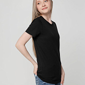 Футболка женская T-bolka Lady, черная