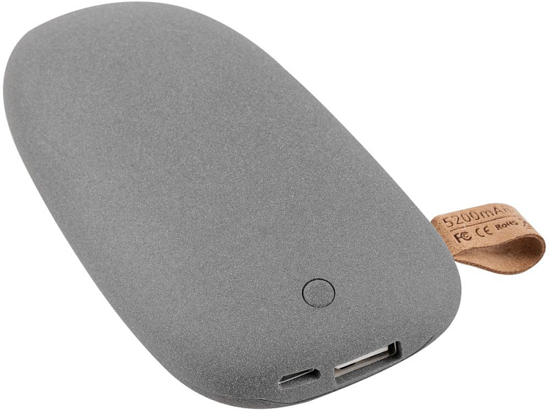 Внешний аккумулятор Pebble 5200 мАч, серый