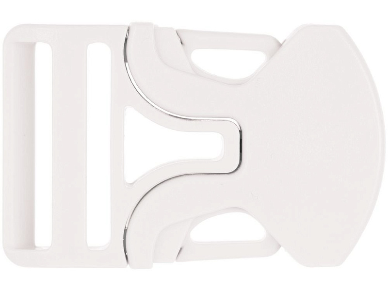 Застежка-пряжка односторонняя Triden, белый