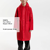 Дождевик детский RainDrop Kids, красный