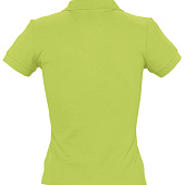 Рубашка поло женская People 210, зеленое яблоко