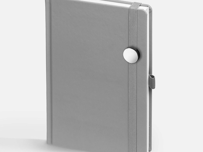 Ежедневник Favor Metal, недатированный, серый