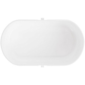 Ланчбокс Lunch Break, белый с черным