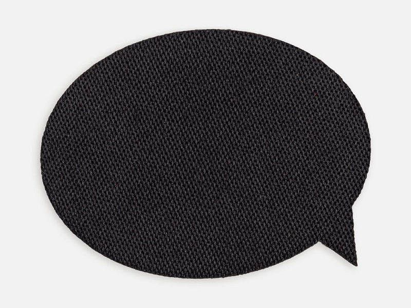 Наклейка тканевая Lunga Bubble, M, черная