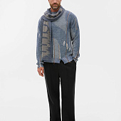 Шарф Denim XL на заказ, полушерсть