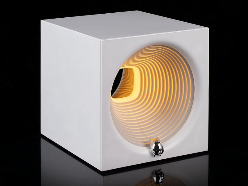 Bluetooth-колонка с подсветкой Volumetric, белая