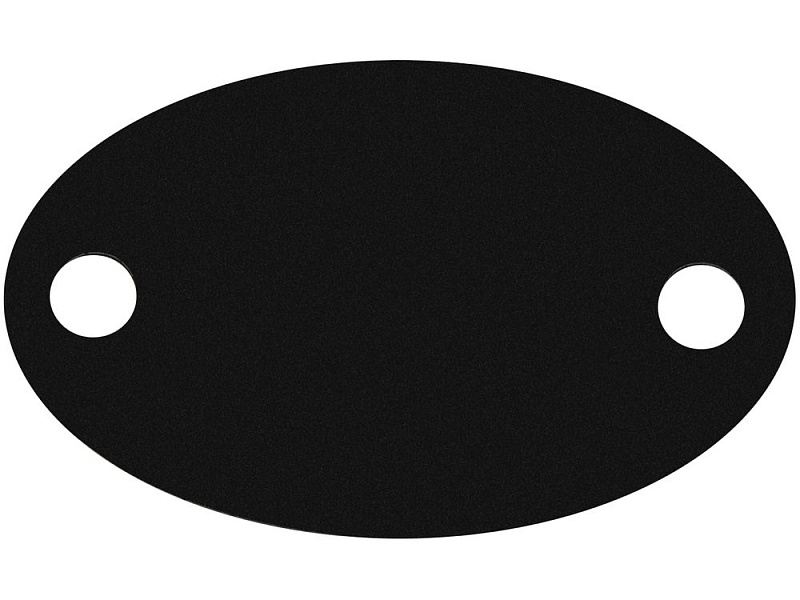 Шильдик металлический Alfa Oval, черный