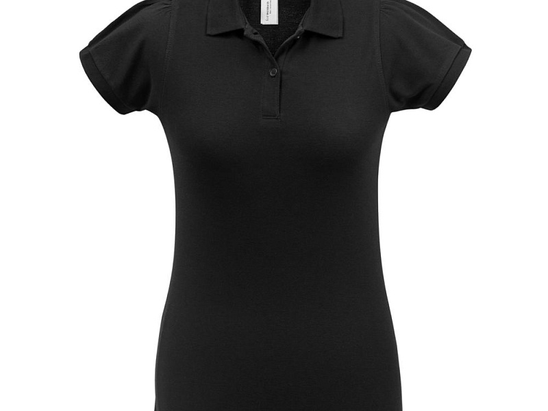 Рубашка поло женская Heavymill черная