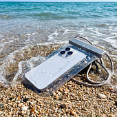 Водонепроницаемый чехол для телефона Aqualock, серый