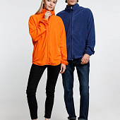 Куртка флисовая унисекс Fliska, темно-синяя