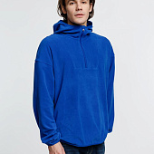 Анорак флисовый унисекс Fliska, ярко-синий