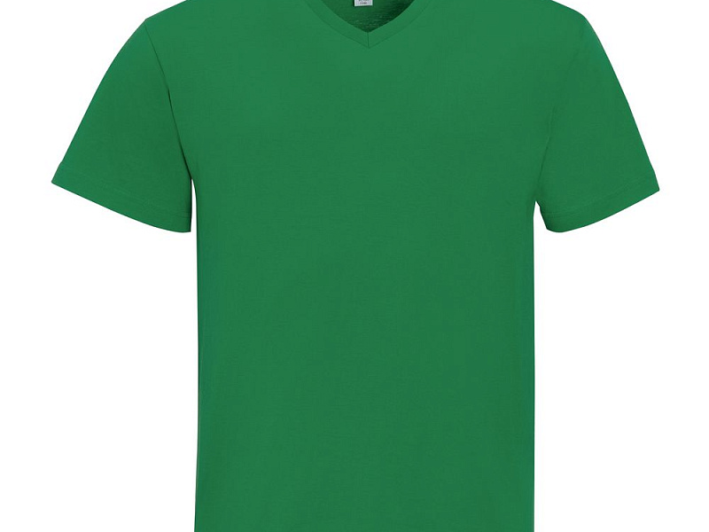 Футболка мужская с V-образным вырезом Victory 150, ярко-зеленая