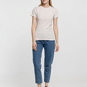 Футболка женская T-bolka Lady, молочно-белая