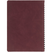 Ежедневник Spring Urban на заказ, недатированный, бордовый