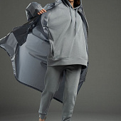 Худи унисекс H2, серое