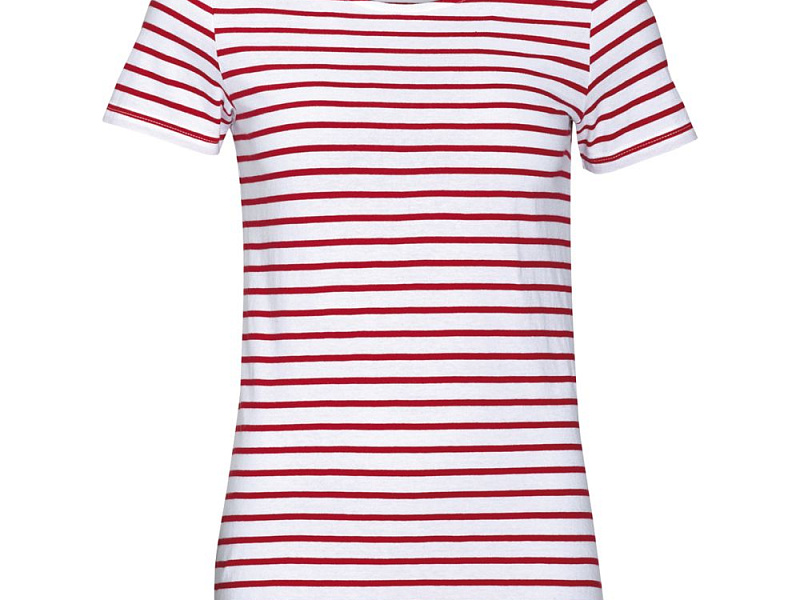 Футболка Miles Women белая с красным