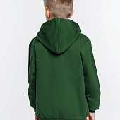 Толстовка с капюшоном детская Kirenga Kids, темно-зеленая