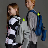 Детский рюкзак Base Kids с пеналом, серый