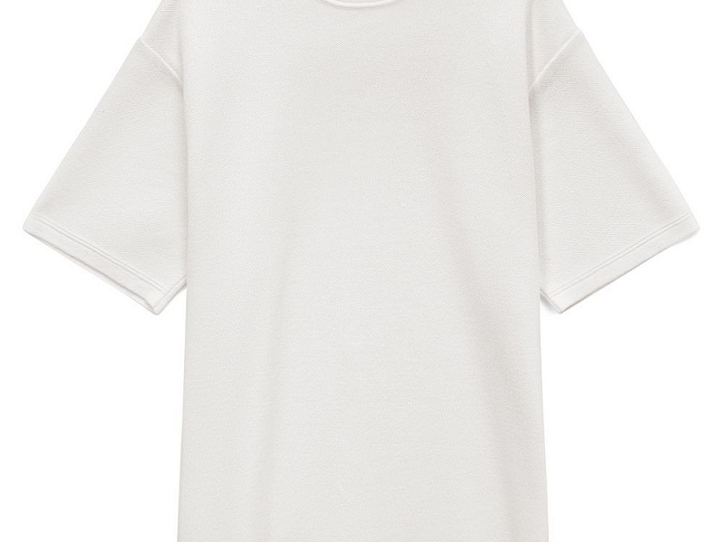 Джемпер с коротким рукавом Siluetti Volumica, молочно-белый