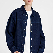 Куртка джинсовая O1, темно-синяя