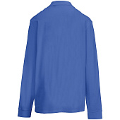 Рубашка поло унисекс с длинным рукавом Pacific LSL, ярко-синяя (royal)