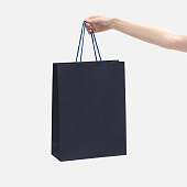 Пакет бумажный Porta XL, темно-синий