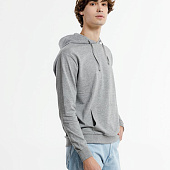 Худи унисекс Westray, серый меланж