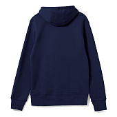 Толстовка на молнии с капюшоном унисекс King, темно-синяя