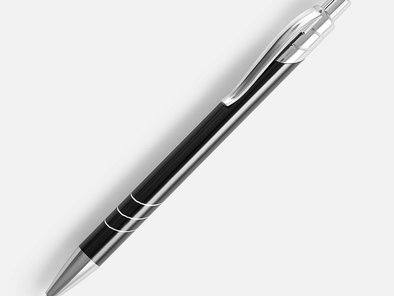 Ручка шариковая Undertone Metallic, черная