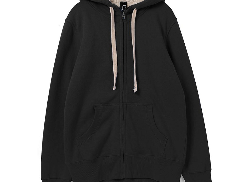 Толстовка унисекс на молнии Sherpa 280, черная