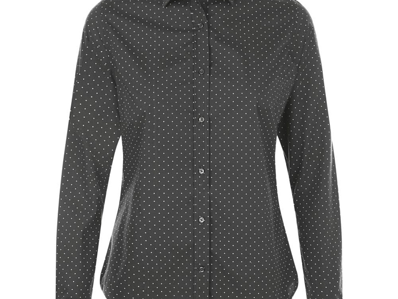 Рубашка женская Becker Women, темно-серая с белым