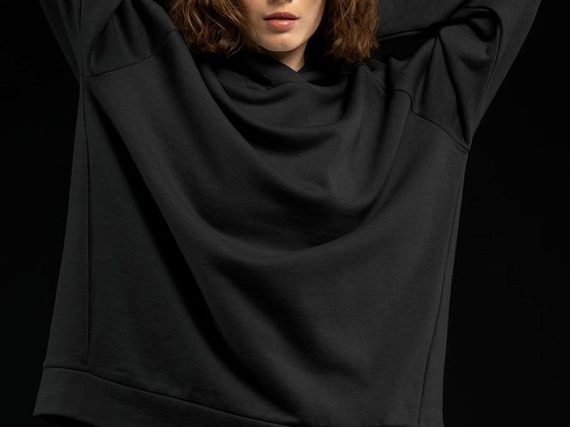 Худи унисекс H1, черное