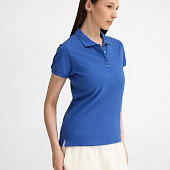 Рубашка поло женская People 210, ярко-синяя (royal)
