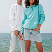 Худи унисекс Condor, голубое (морская волна)