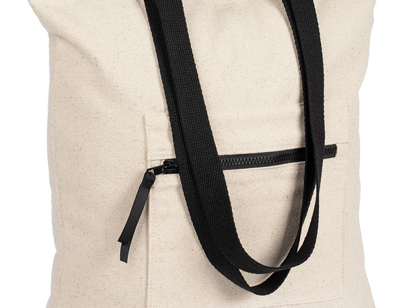 Сумка для покупок Stroll, неокрашенная с черным