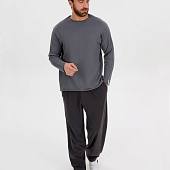 Лонгслив унисекс Siluetti Fuori, серый