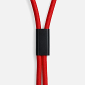 Кабель-ланьярд energyFlex Power Delivery 60 Вт, красный