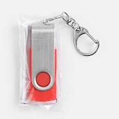 Флешка Twist, красная, 16 Гб