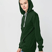 Толстовка на молнии с капюшоном Siverga, темно-зеленая